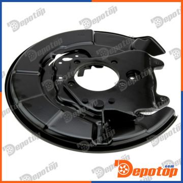 Déflecteur, disque de frein arrière gauche pour TOYOTA | HTO-TY-010, 11418